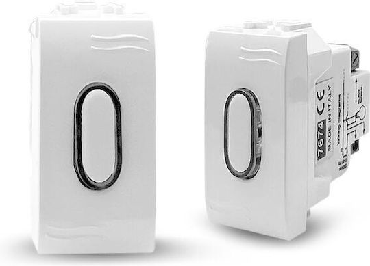 Geyer Recessed Dimmer Switch with Frame Classic in White Color