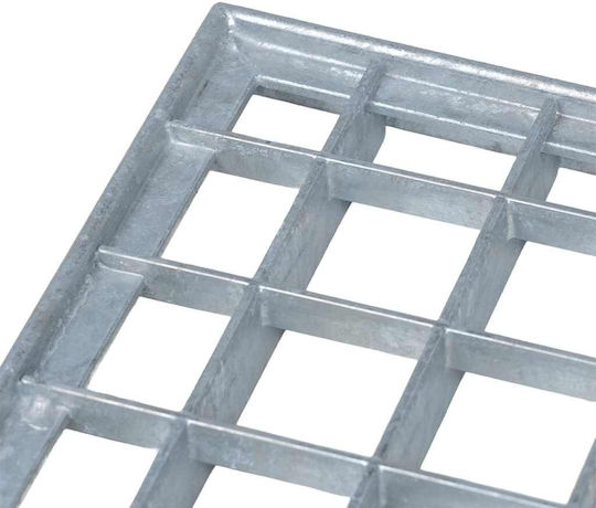 Vidaxl Silver Screen 50 X 35 X 2 Cm Galvanized Steel Cold Dipped