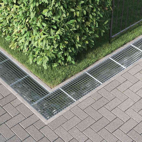 Vidaxl Silver Screen 50 X 35 X 2 Cm Galvanized Steel Cold Dipped