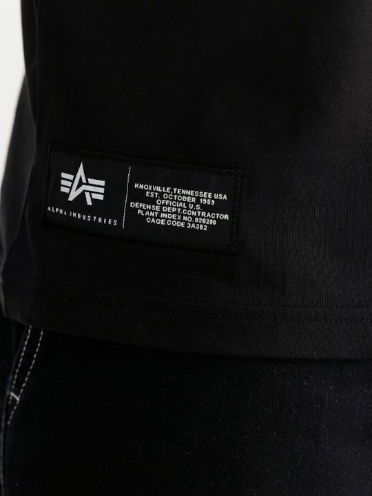 Label Backprint T-Shirt Schwarz
