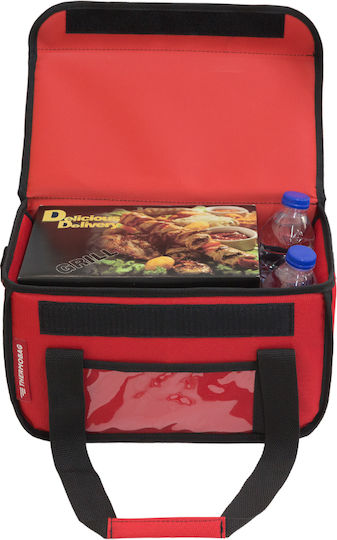 Insulated Delivery Thermal Bag Transport Up To 6 Coffees Or 15 Litres Red