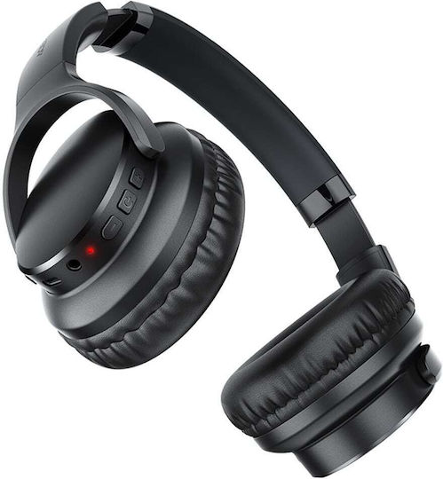 Acefast Wireless / Wired Over Ear Headphones with 60 Hours Playing Time Black