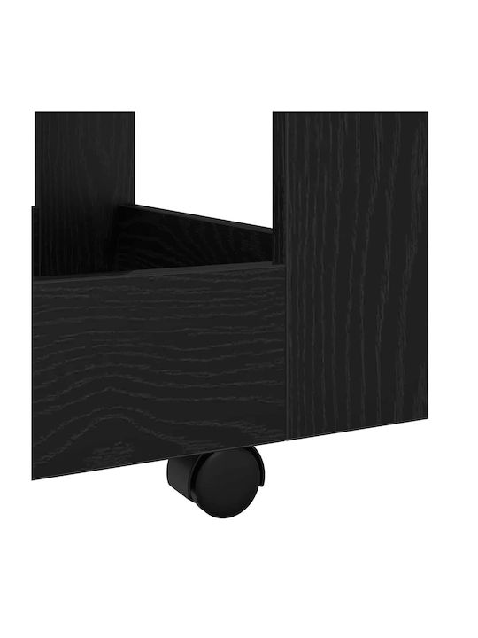 Cabinet de Birou cu roți Μαύρη Οξυά 60x45x60cm