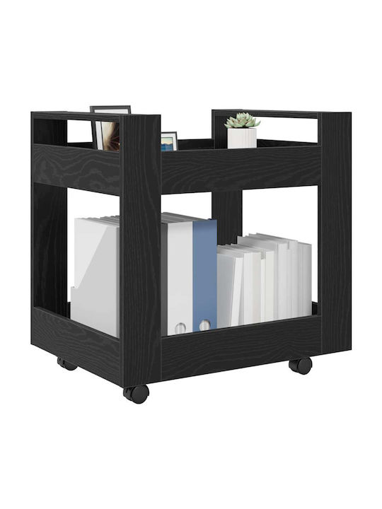 Cabinet de Birou cu roți Μαύρη Οξυά 60x45x60cm