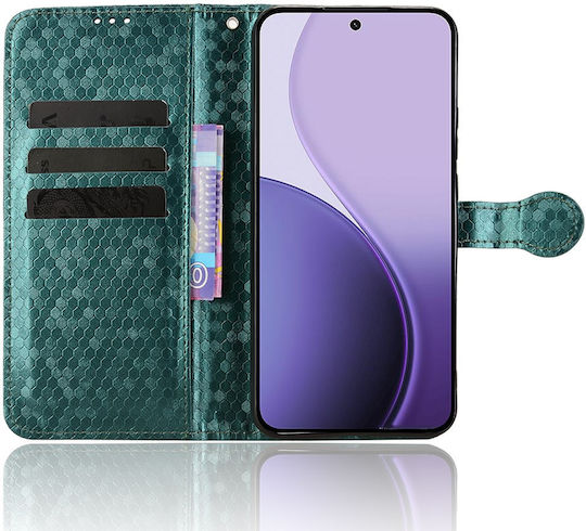 Brieftasche Synthetisches Leder Grün (Oppo Reno 14)
