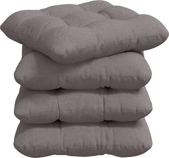 vidaXL Kissen Für Das Sofa Braun 40x40cm