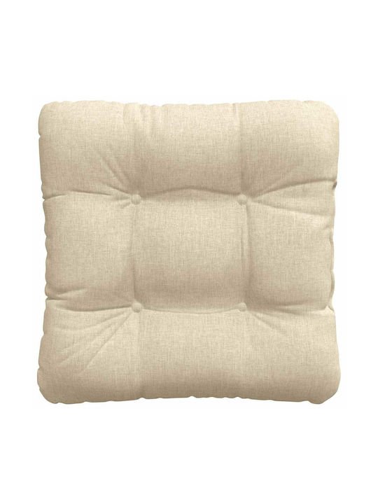 vidaXL Zierkissen Beige 40x40cm