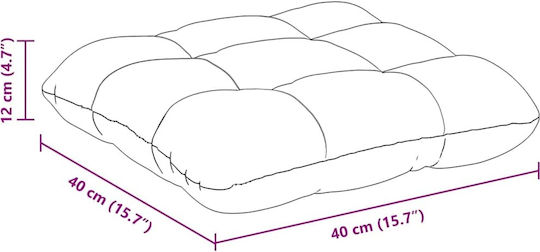vidaXL Μαξιλάρι Καναπέ Πράσινο 40x40εκ.