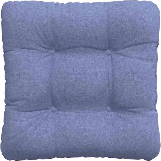 vidaXL Възглавница за диван Синя 40x40см