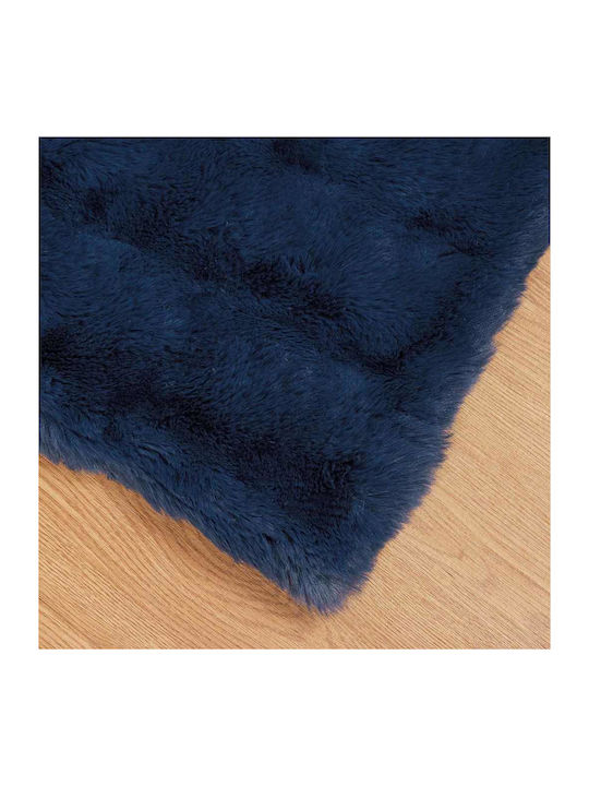 vidaXL Pelzige Decke Übergröße 240x270cm Blau