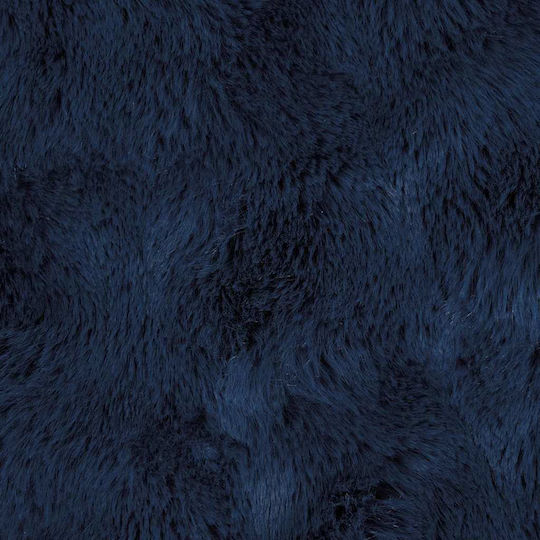 vidaXL Furry Double Blanket 240x270cm Ocean Blue