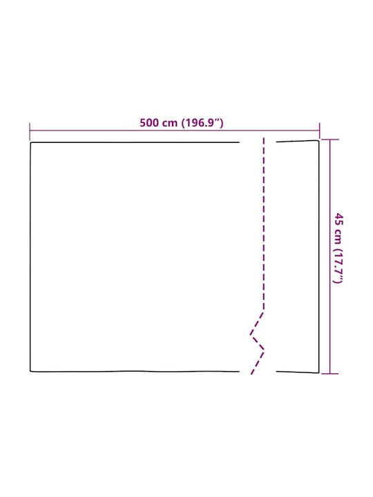 Decorative Sticker Glass 1pcs 45x500cm vidaXL