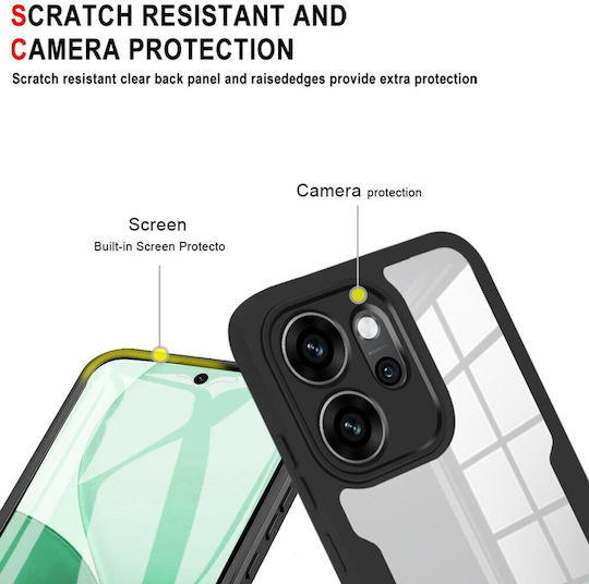 Degrees Coverage 360 Full Cover Plastic Roșu (Oppo Reno14F)