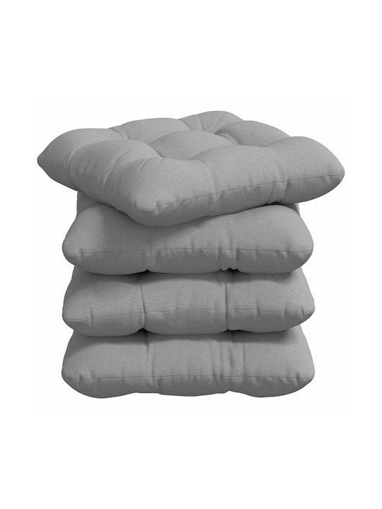 vidaXL Възглавница За Диван Сива 45x45см
