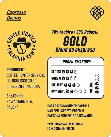 Coffee Hunter Кафе Еспресо Classic на Зърна 1kg