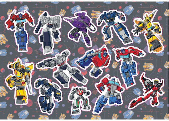 Zeichenblöcke Transformers 23 X 33 40 Blatt Selbstklebende Schablonen 2 Seiten Autobots Roll Out