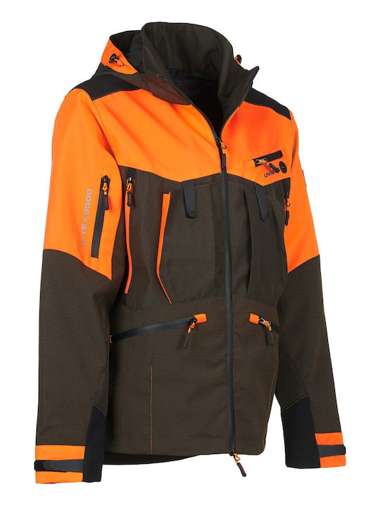 Univers Jachetă de vânătoare Softshell Verde/Arancio