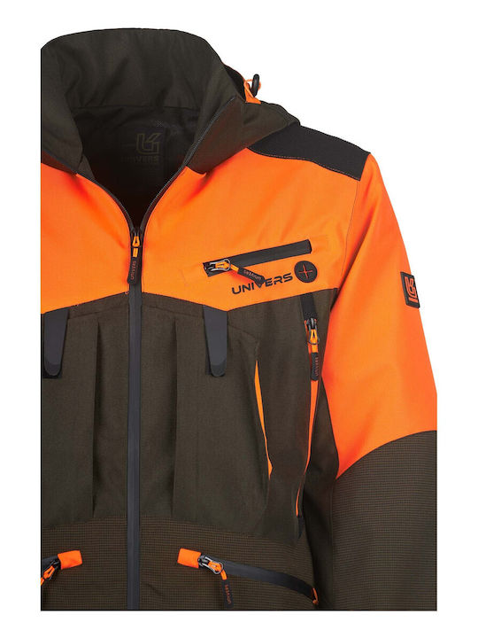Univers Jachetă de vânătoare Softshell Verde/Arancio