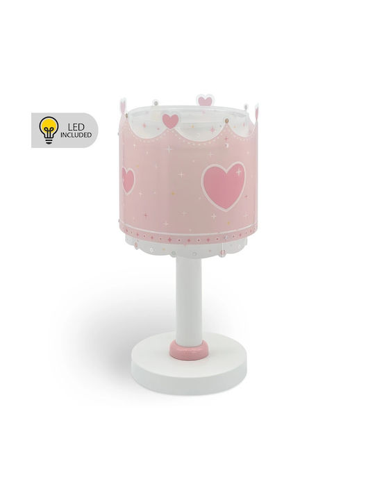 Ango Led Παιδικό Διακοσμητικό Φωτιστικό Little Queen Ροζ 30x15cm