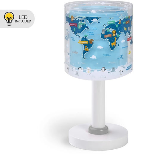 Ango Led Kids Decorative Lamp Light Blue 29x13.5cm