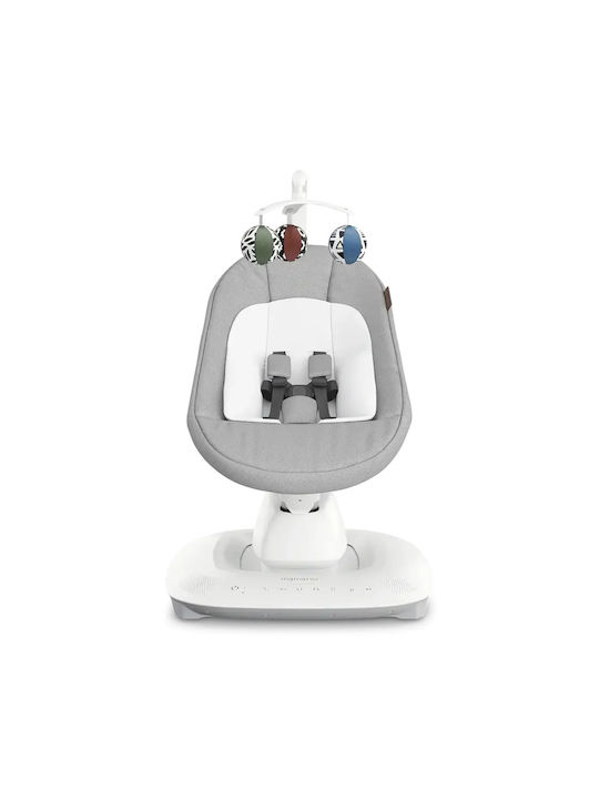UPPAbaby Ηλεκτρικό Relax Μωρού Κούνια Mamaroo Smart Stella Grey Mélange για Παιδί έως 11.3kg