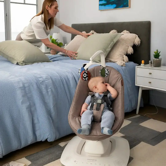 UPPAbaby Electric Baby Relax Swing Mamaroo Smart Stella Grey Mélange for Child up to 11.3kg