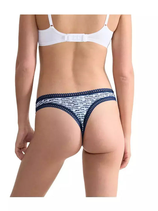 Βαμβακερά Damen Zeichenfolge 3Pack Blue