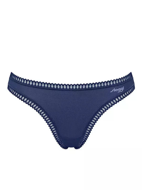 Βαμβακερά Damen Zeichenfolge 3Pack Blue