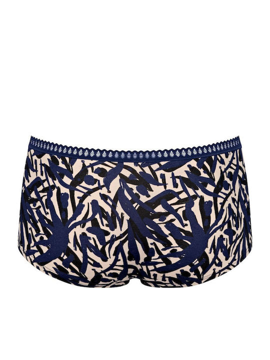 Βαμβακερά Women's Boxer 3Pack with Lace Blue