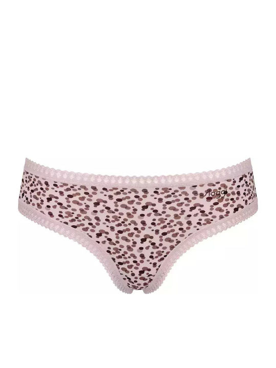 H Hipster Βαμβακερά Women's Boxer 3Pack with Lace Mocha