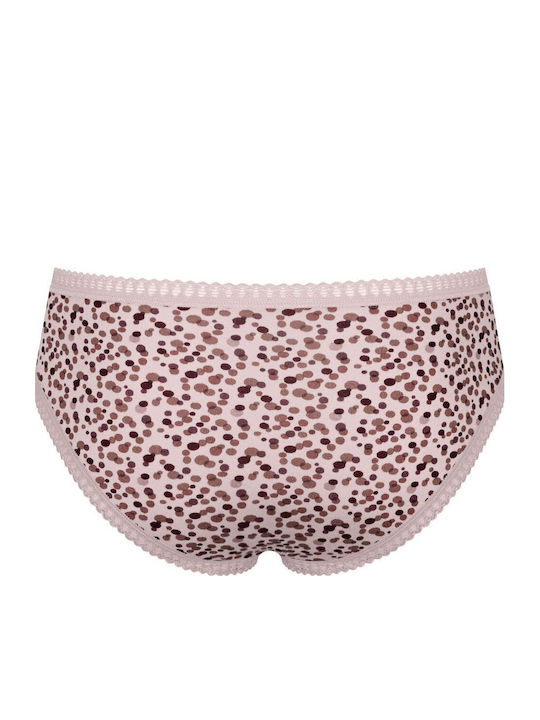 H Hipster Βαμβακερά Women's Boxer 3Pack with Lace Mocha