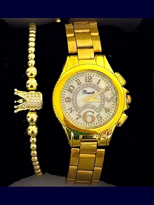 Velve Damen Uhr mit Gold Metallarmband