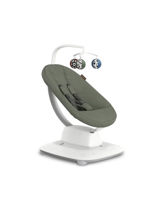UPPAbaby Ηλεκτρικό Relax Μωρού Κούνια Mamaroo Smart Camila Dark Green Mélange για Παιδί έως 11.3kg