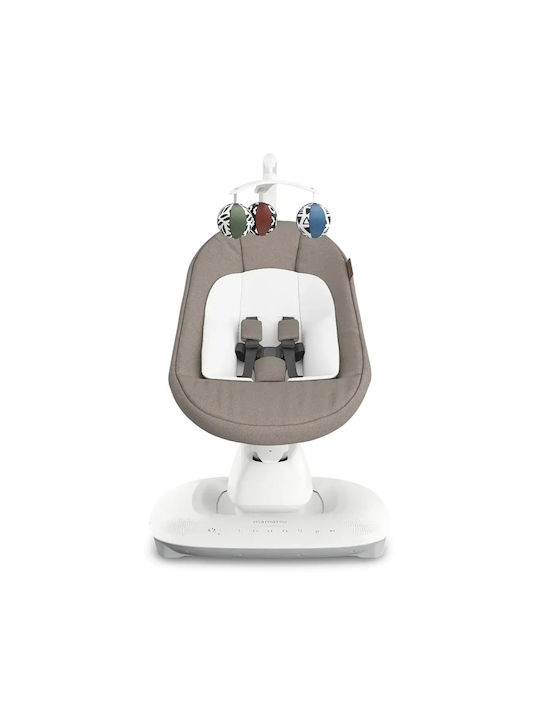 UPPAbaby Ηλεκτρικό Relax Μωρού Κούνια Mamaroo Smart Wells Dark Taupe Mélange για Παιδί έως 11.3kg