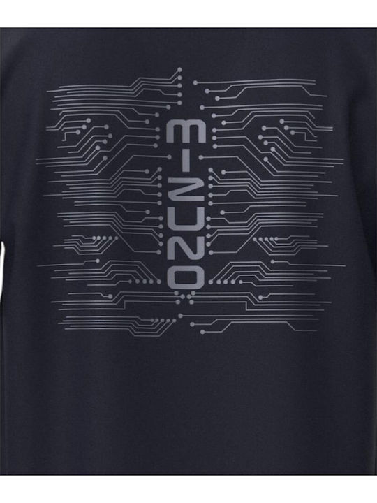 Herrenblusen Kurzarm T-Shirt Blau