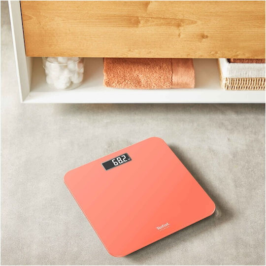 Tefal Premiss Digital Badezimmerwaage in Orange Farbe