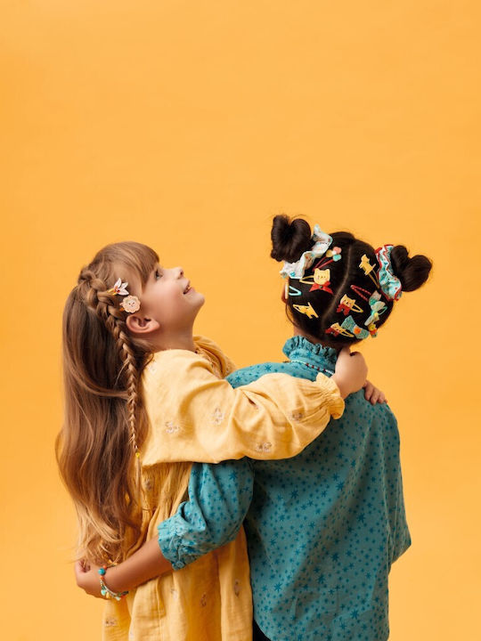 Djeco Set Clame De Păr Pentru Copii Cu Clemă Fundiță Multicolor 2 Bucăți Djeco Set Clame De Păr Pentru Copii Cu Clemă Fundiță Multicolor 2 Bucăți