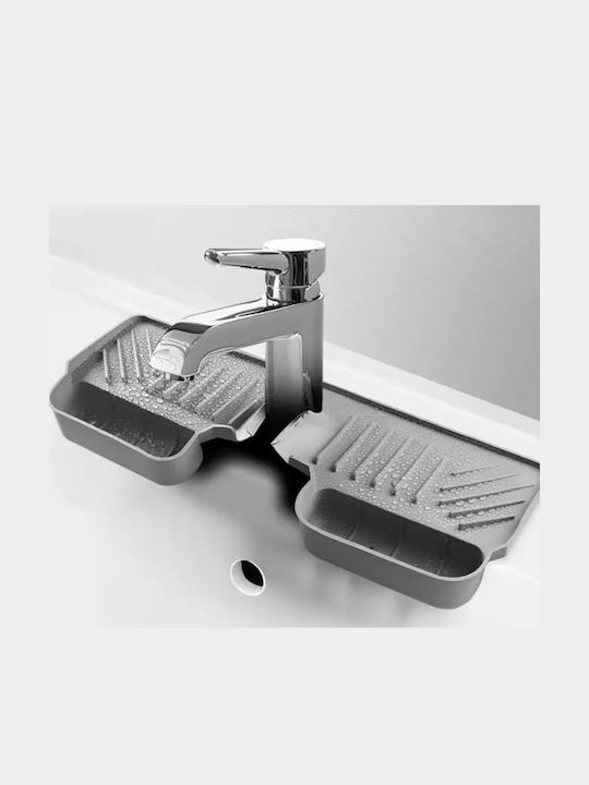 Uncle George Plastic Gray Kitchen Sink Organizer 45x16x5cm