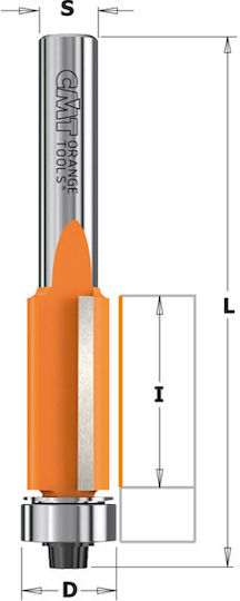 CMT Φρέζα για Ευθεία Κοπή 9.5mm x 55.5mm x 8mm με Ρουλεμάν