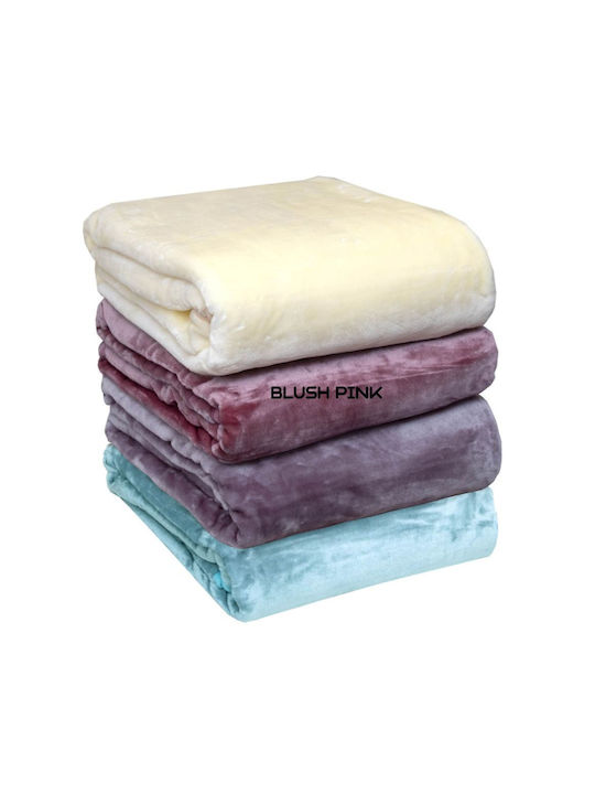 Anna Riska Blanket Nursery Swaddling Blankets Velvet Pink 80x110cm