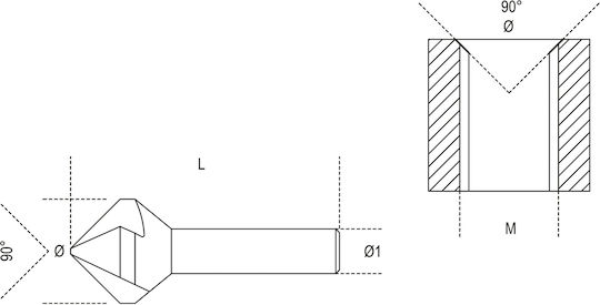 Beta Φρέζα HSS για Διαμόρφωση Ακμών 12.4mm x 6mm