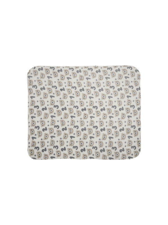 Lorelli Blanket Nursery Swaddling Blankets Beige with Animal 90x75cm