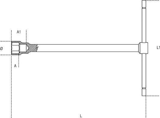 Beta Κλειδί Ταφ Καρυδάκι 9mm