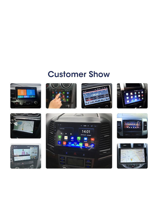 Car Audio System for Hyundai Matrix 2001-2010 (Bluetooth/USB/WiFi/GPS/Apple-Carplay/Android-Auto) with Touch Screen 9"