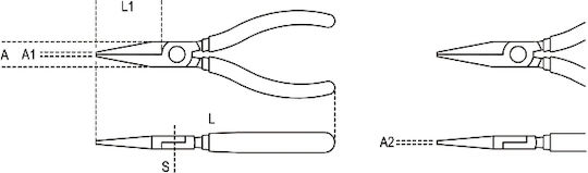 Beta 1008BM Cutting Plier Wide Length 160mm