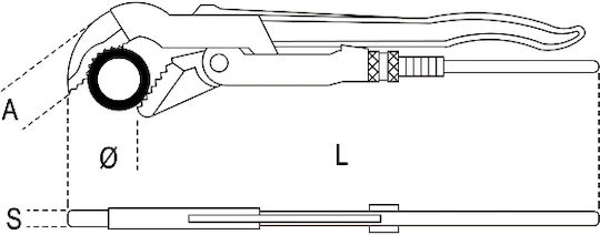 Beta Τσιμπίδα Υδραυλικών 1" 320mm