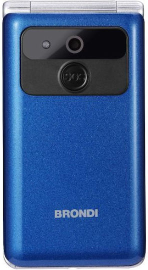 Brondi Amico Prezioso Dual SIM Mobile with Large Buttons Blue