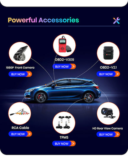 Auto-Audiosystem für Hyundai Matrix 2001-2010 (Bluetooth/USB/WiFi/GPS/Apple-Carplay/Android-Auto) mit Touchscreen 9"