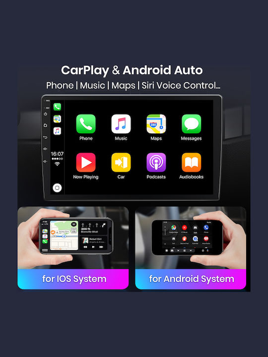 Car Audio System for Hyundai Matrix 2001-2010 (Bluetooth/USB/WiFi/GPS/Apple-Carplay/Android-Auto) with Touch Screen 9"