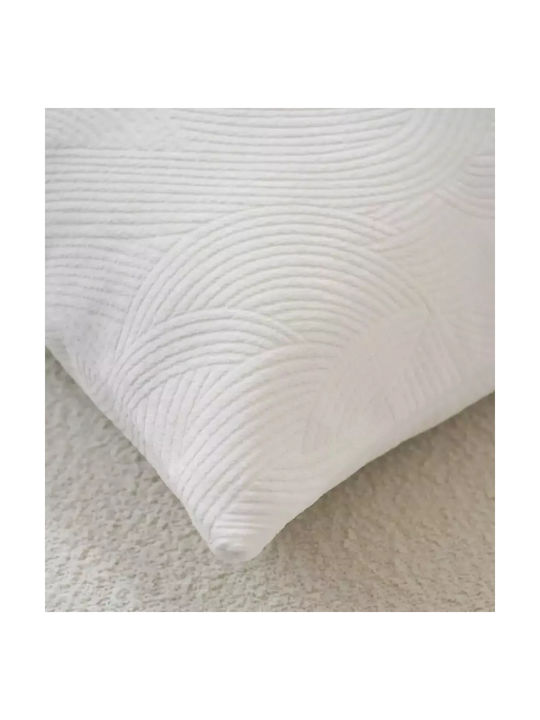 Gofis Home Decorative Pillow Case Nimbus 447 Velvet Polar White 447/26 50x50cm